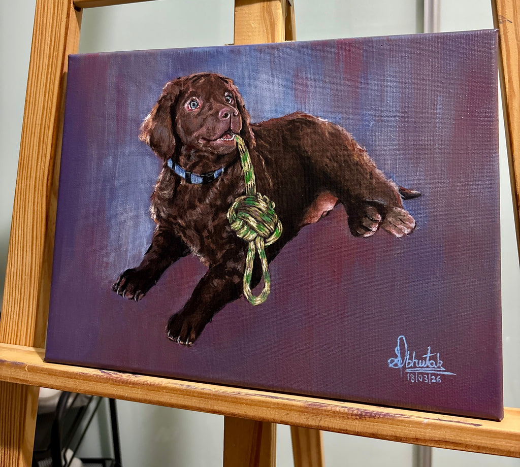 Custom Animal Portrait Canvas